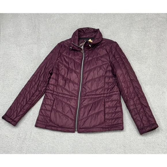 Guess Women's Purple Quilted Jacket Size L #62624 - Picture 1 of 3